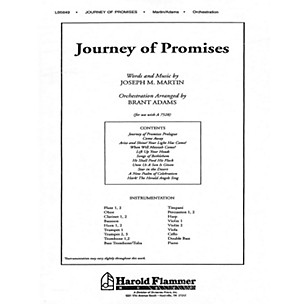 Shawnee Press Journey of Promises (Orchestration/Conductor's Score) Score & Parts composed by Joseph M. Martin