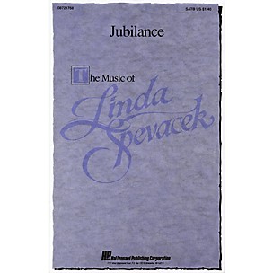 Hal Leonard Jubilance SATB composed by Linda Spevacek