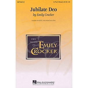 Hal Leonard Jubilate Deo 2-Part composed by Emily Crocker