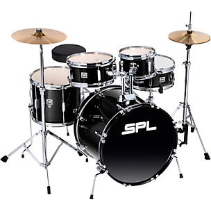 Junior Kicker 5-Piece Drum Set - Black