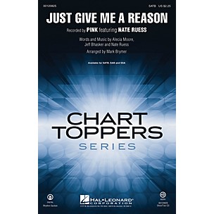 Hal Leonard Just Give Me a Reason ShowTrax CD by Pink featuring Nate Ruess Arranged by Mark Brymer