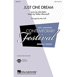 Hal Leonard Just One Dream SAB by Heather Headley Arranged by Mac Huff