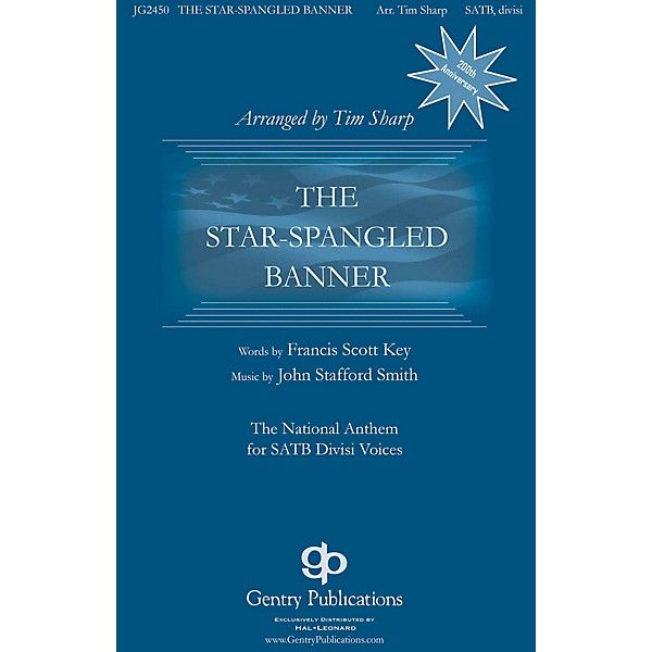 Gentry Publications The Star Spangled Banner 2 Part Optional A Cappella Arranged By Tim Sharp Music Arts