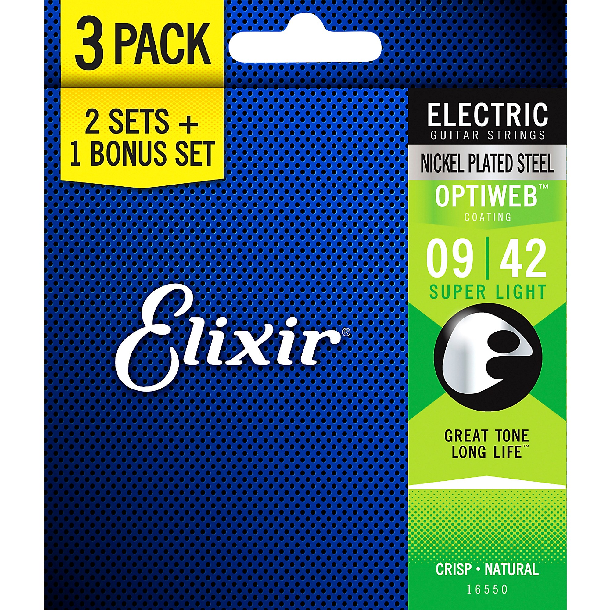 Elixir BONUS PACK! OPTIWEB Coated Super Light Electric