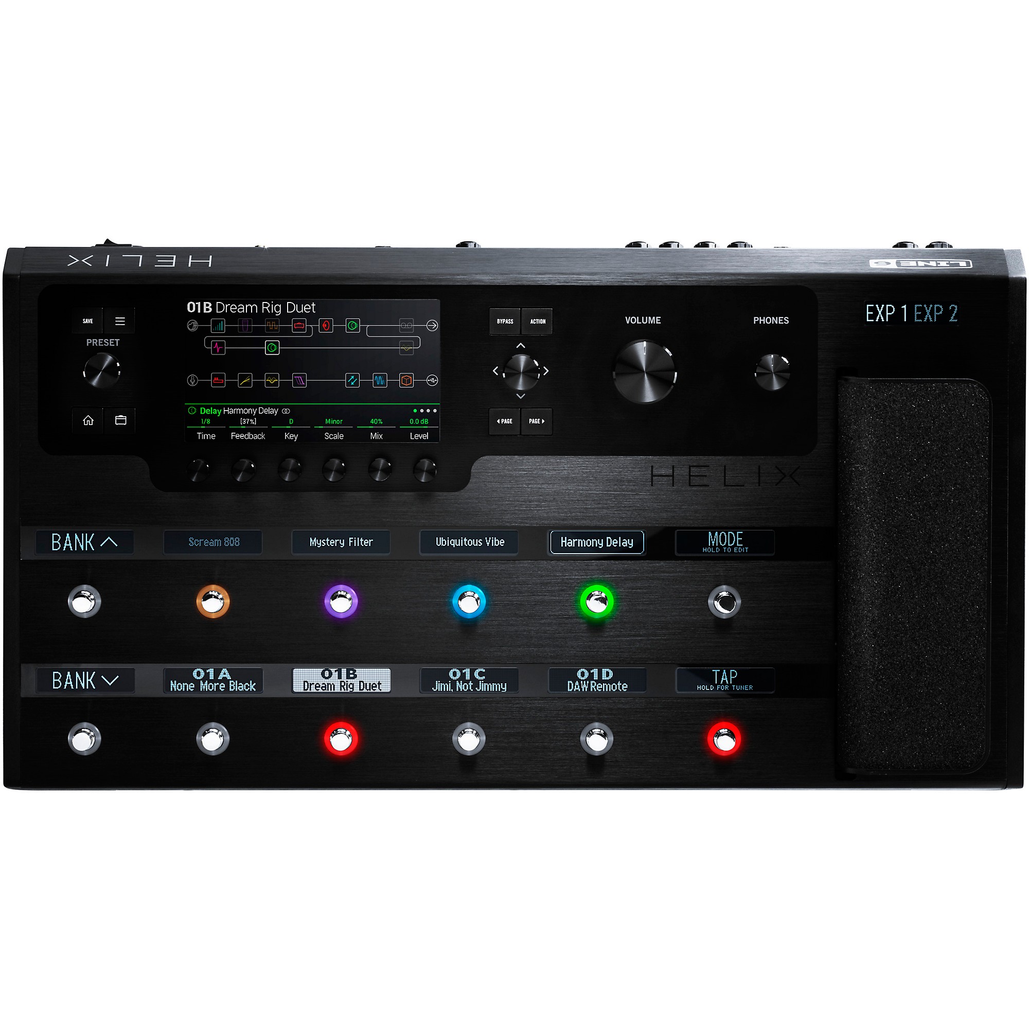 Line 6 Helix Multi-Effects Guitar Pedal With Backpack | Music & Arts