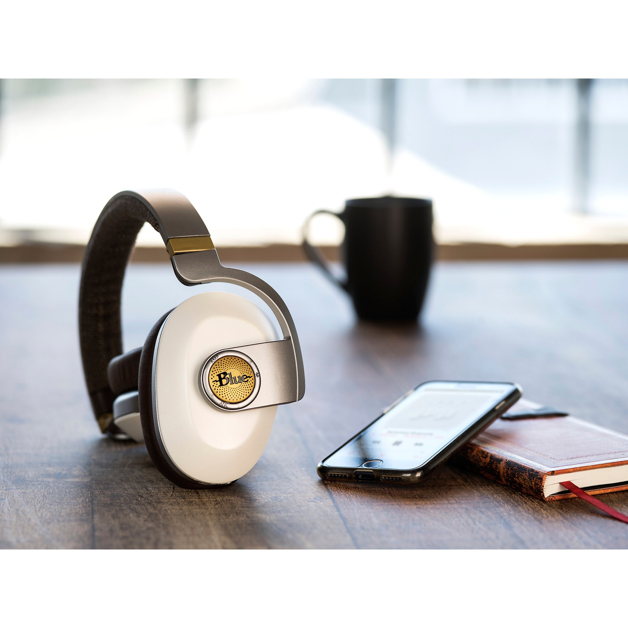 Blue Satellite Premium Noise-Cancelling Wireless Headphones with