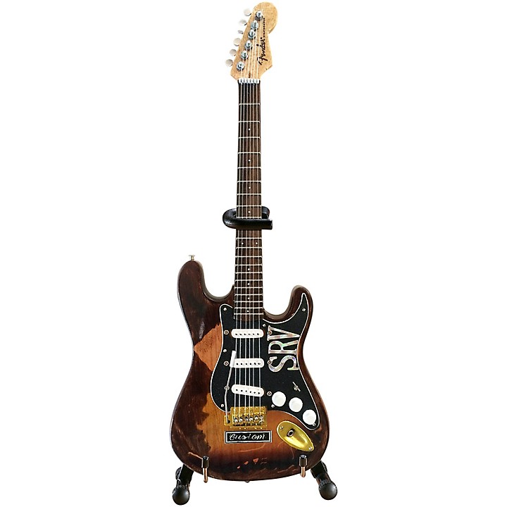 Axe Heaven Axe Heaven Fender Stratocaster - Classic Sunburst Finish  Officially Licensed Miniature Guitar Replica (SRV Edition)