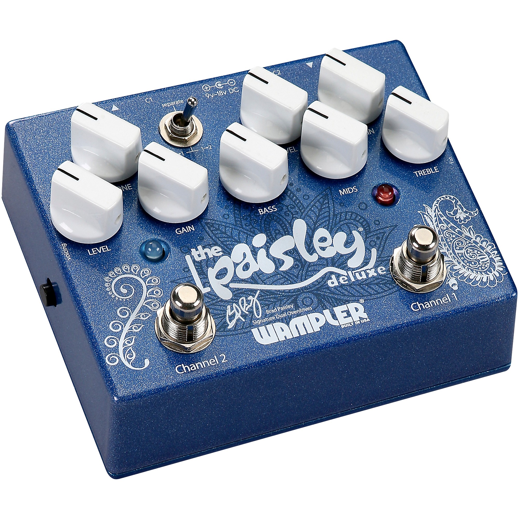 Wampler Paisley Deluxe Overdrive Effects Pedal | Music & Arts