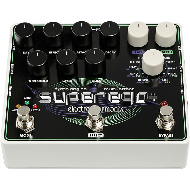 Electro-Harmonix Superego+ Synth Effects Pedal | Music & Arts