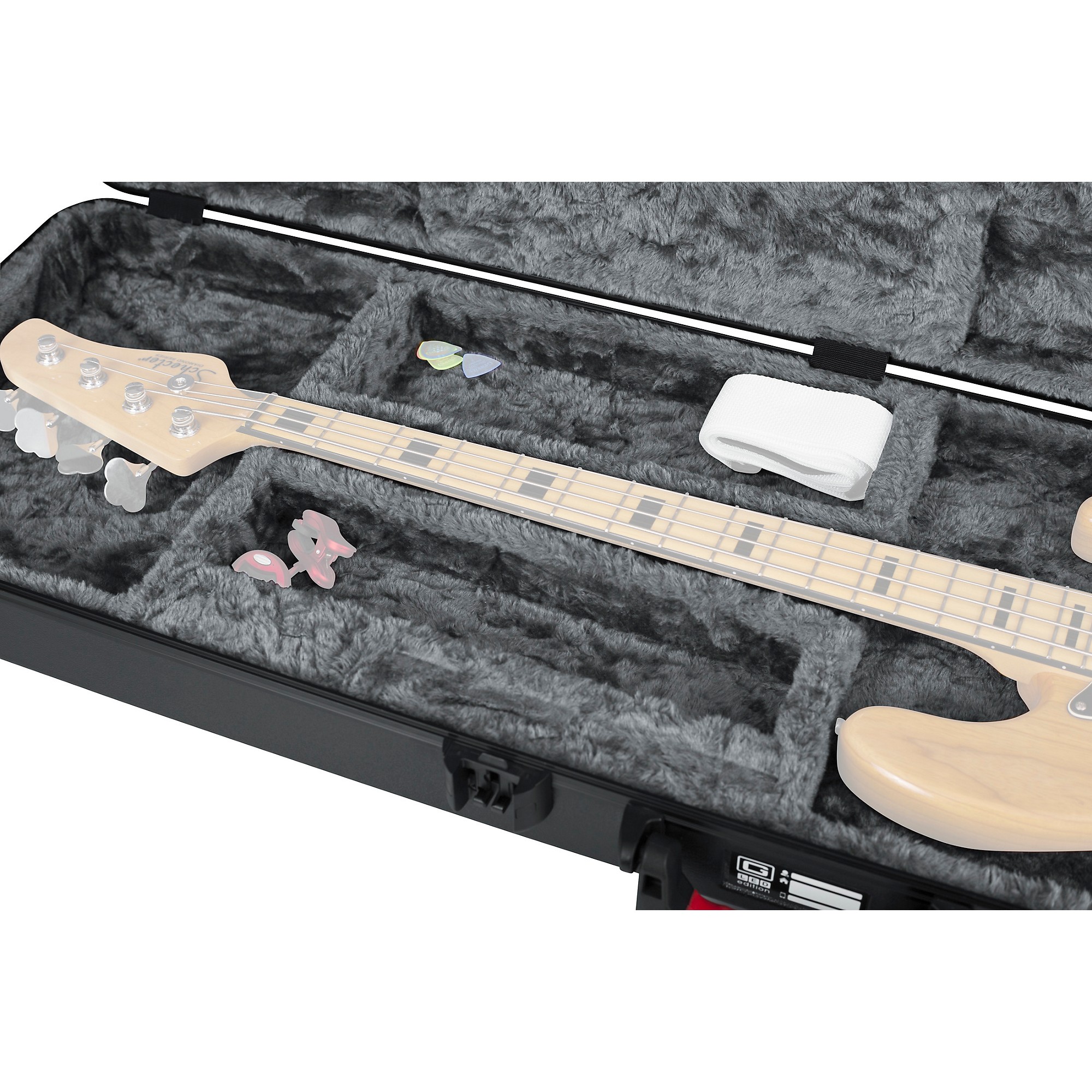 Gator TSA ATA Molded Electric Bass Guitar Case with LED Ligh 