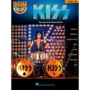 Hal Leonard KISS - Drum Play-Along, Volume 39 (Book/Online Audio)