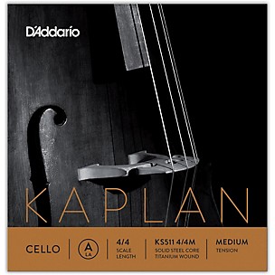 D'Addario KS511 Kaplan Solutions 4/4 Size Cello A String