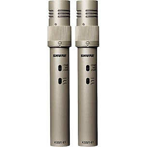 Shure KSM141/SL Stereo Dual-Pattern Studio Condenser Microphone Pair