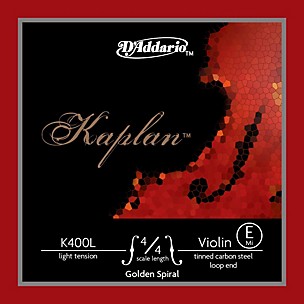 D'Addario Kaplan Golden Spiral Series Violin E String