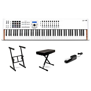 Arturia KeyLab 88 MkII Keyboard Controller Essentials Bundle White