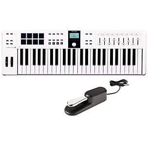 Arturia KeyLab Essential 49 mk3 Keyboard Controller With Universal Sustain Pedal