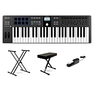 Arturia KeyLab Essential 49 mk3 MIDI Keyboard Controller Essentials Bundle