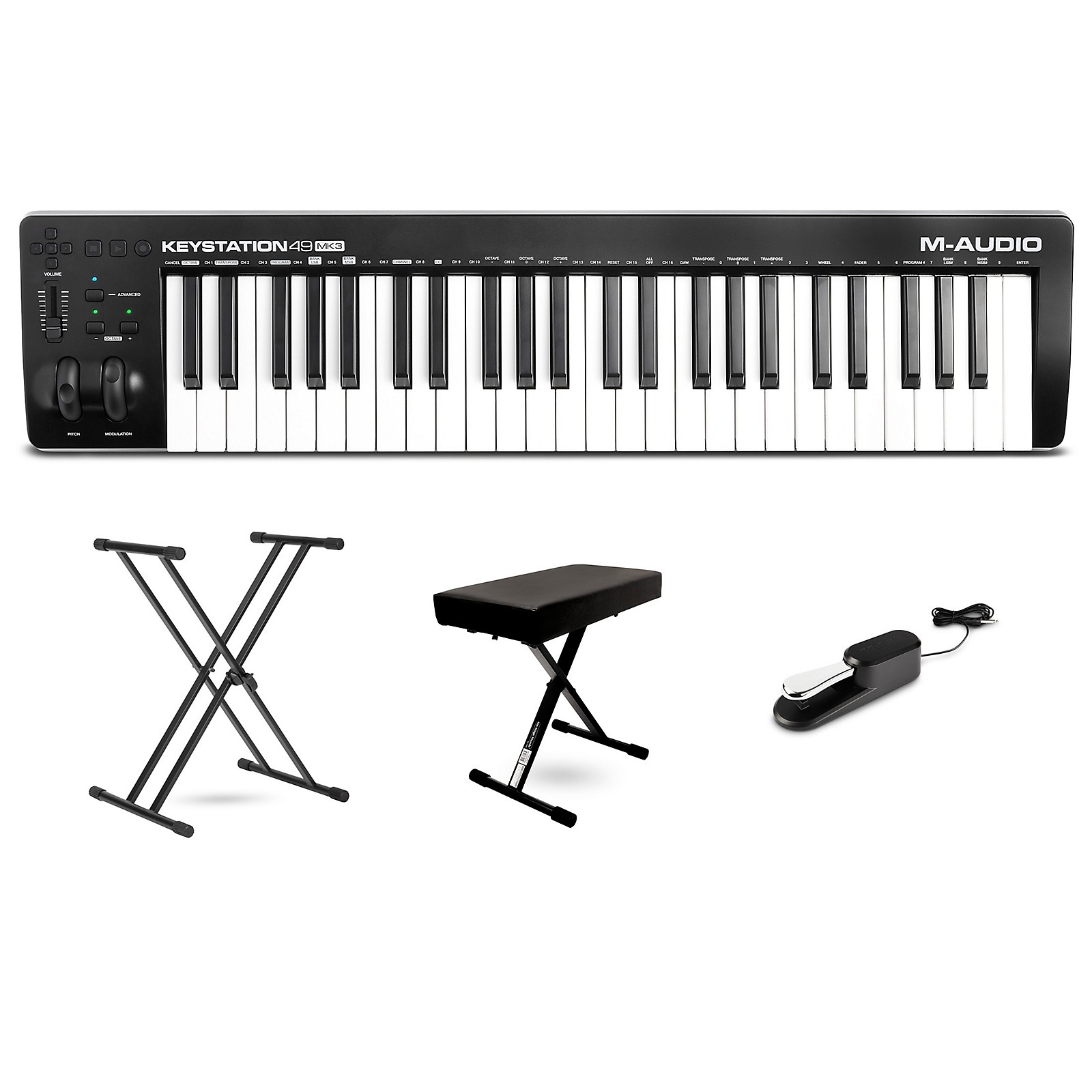 M-AUDIO Keystation 49　MK3 Amazon.com: M-Audio Keystation 49 MK3 - Synth Action 49 Key