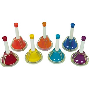 Rhythm Band Kid's Play 7-Note Extension Hand/Desk Bell Set