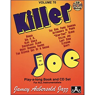 Jamey Aebersold Killer Joe Play-Along Book with CD