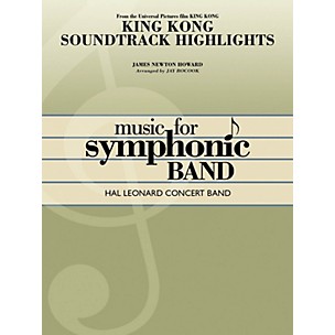 Hal Leonard King Kong Soundtrack Highlights Concert Band Level 4 Arranged by Jay Bocook