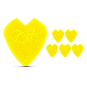Dunlop Kirk Hammett Jazz III Yellow Glitter Guitar Pick