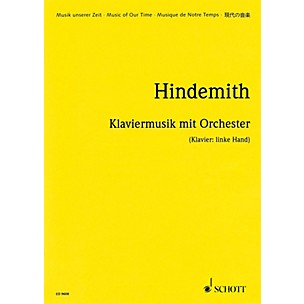 Schott Klaviermusik mit Orchester, Op. 29 (1923) (Study Score) Schott Series