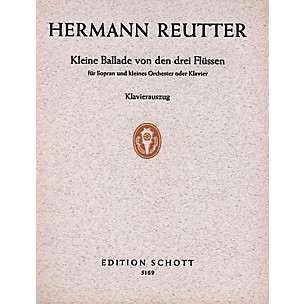 Schott Kleine Ballade Arr High Voice/pf Schott Series