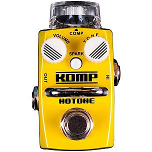 Hotone Effects Komp Opto Compressor Skyline Series Guitar Effects Pedal
