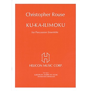 Schott Ku Ka-Ilimoku (for Percussion Ensemble - Full Score and Parts) Schott Series Softcover