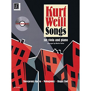 Universal Edition Kurt Weill Songs String Solo Series Softcover with CD