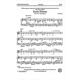 PAVANE Kyrie Eleison (SATB) SATB