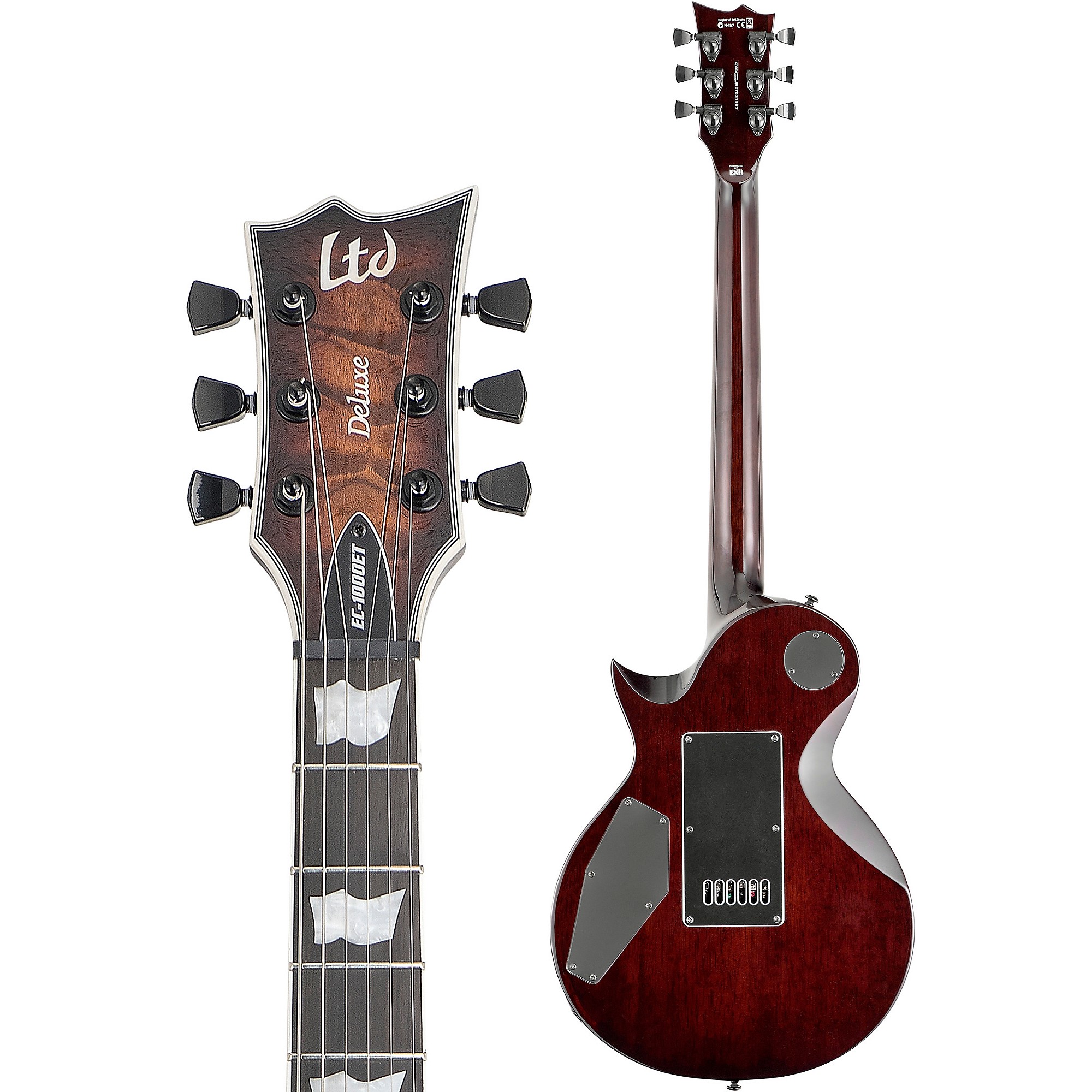 ギター ESP LTD Deluxe EC-1000 Evertune ESP LTD • EC-1000 EverTune Dark Brown Sunburst • EverTune Shop
