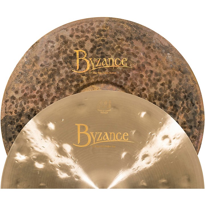 MEINL Byzance Jazz Thin Traditional Hi-Hat Cymbals | Music & Arts