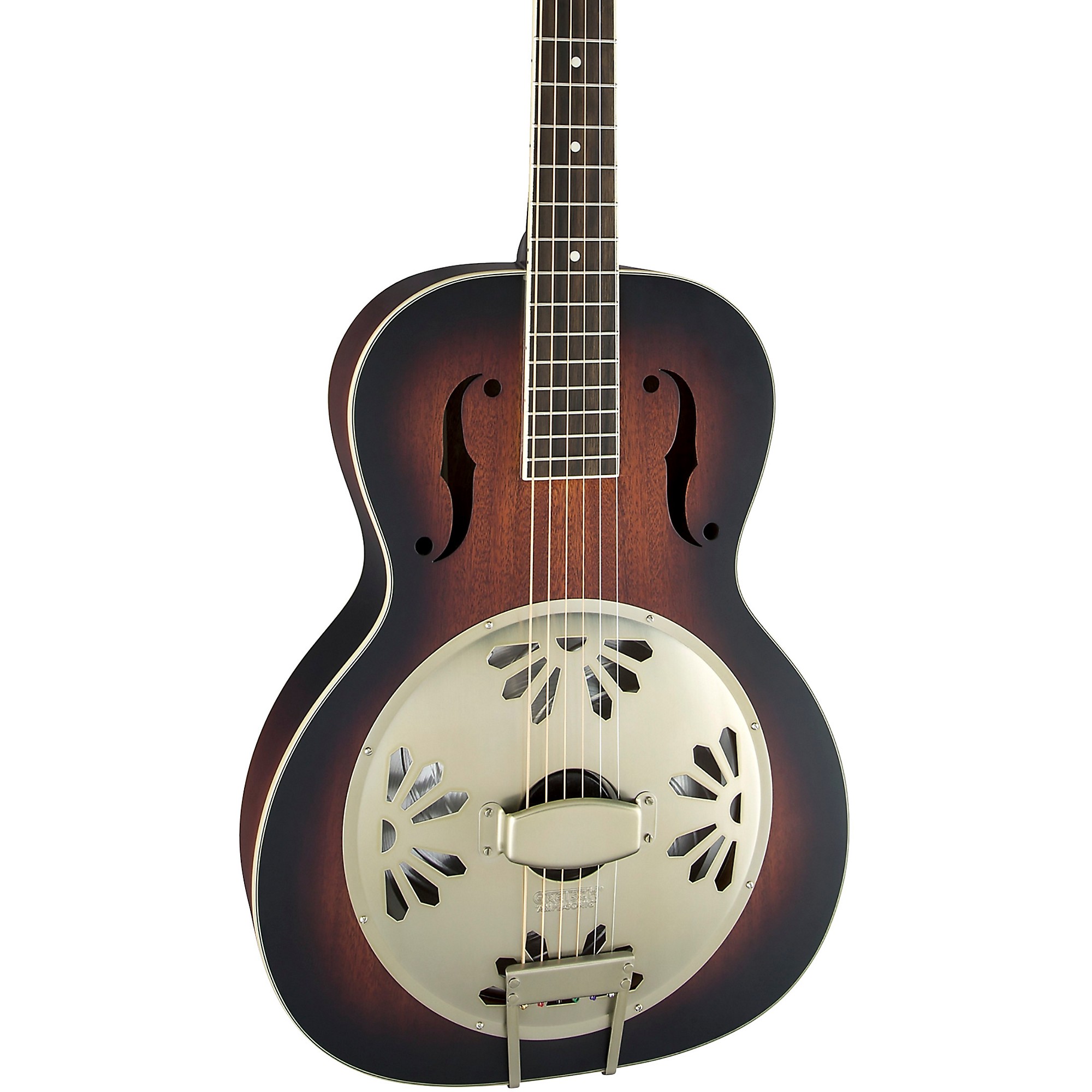 Gretsch Guitars Gretsch Guitars G9240 Alligator Round-Neck, Mahogany Body  Biscuit Cone Resonator Guitar