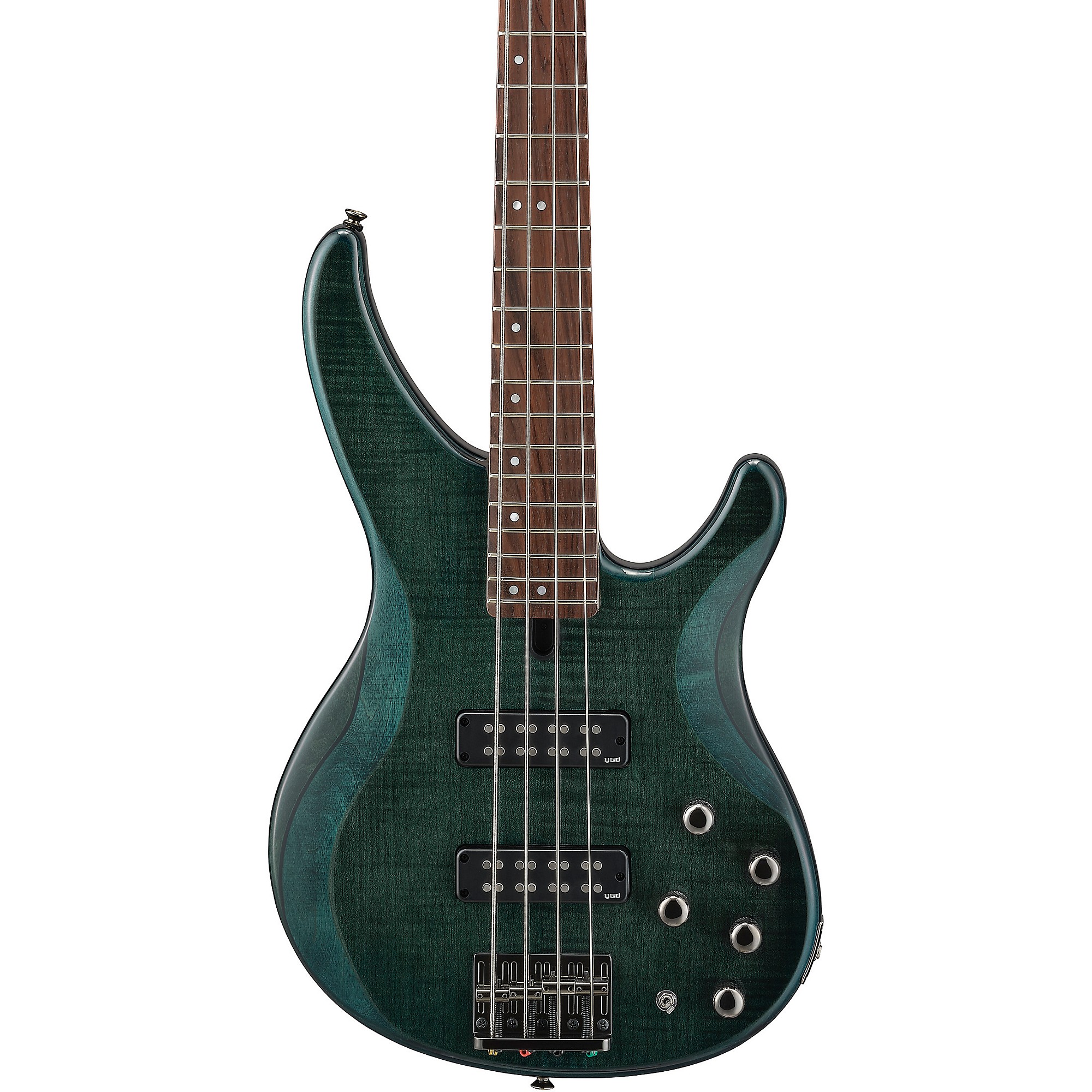 Amazon.com: Yamaha TRBX604 4-String Flamed Maple Bass Guitar
