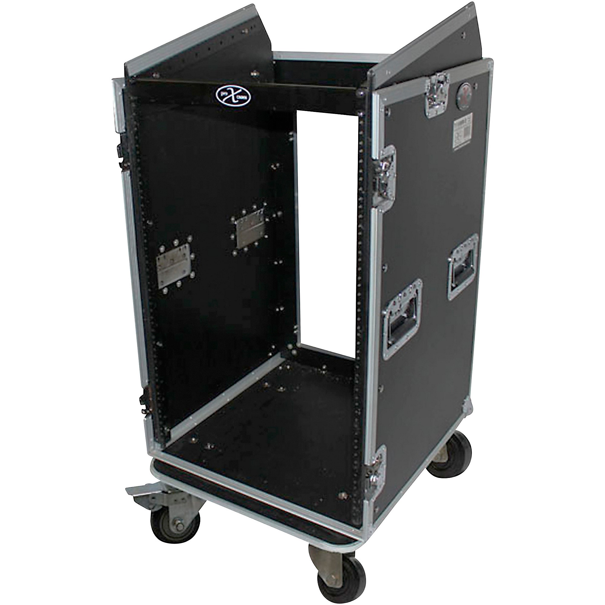 ProX T-18MRSS 18U Rack x 10U Top Mixer DJ Combo ATA Flight Case 18