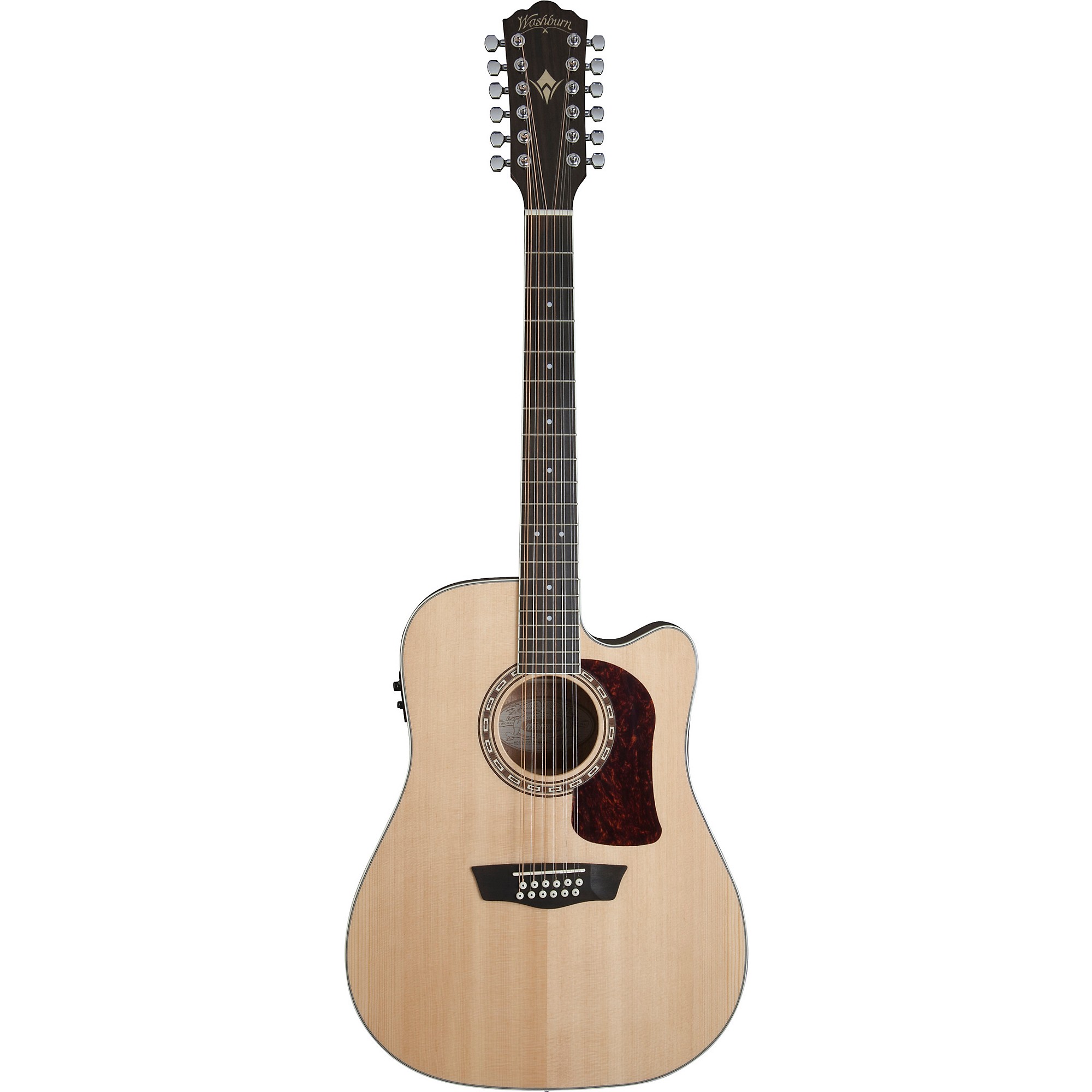 Washburn HD10SCE12 Heritage 10 Series 12-String Acoustic-Electric