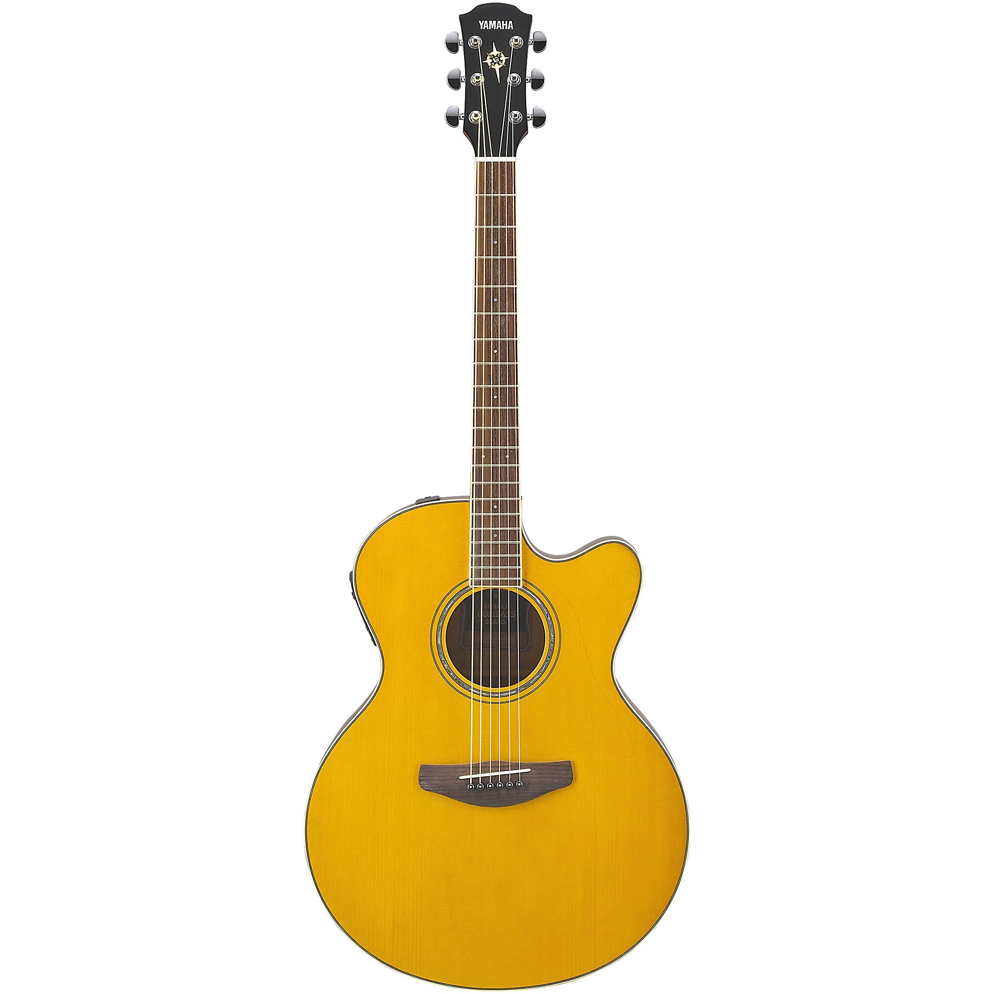 ギター ayacomp Yamaha CPX600 Medium Jumbo Acoustic-Electric Guitar Vintage