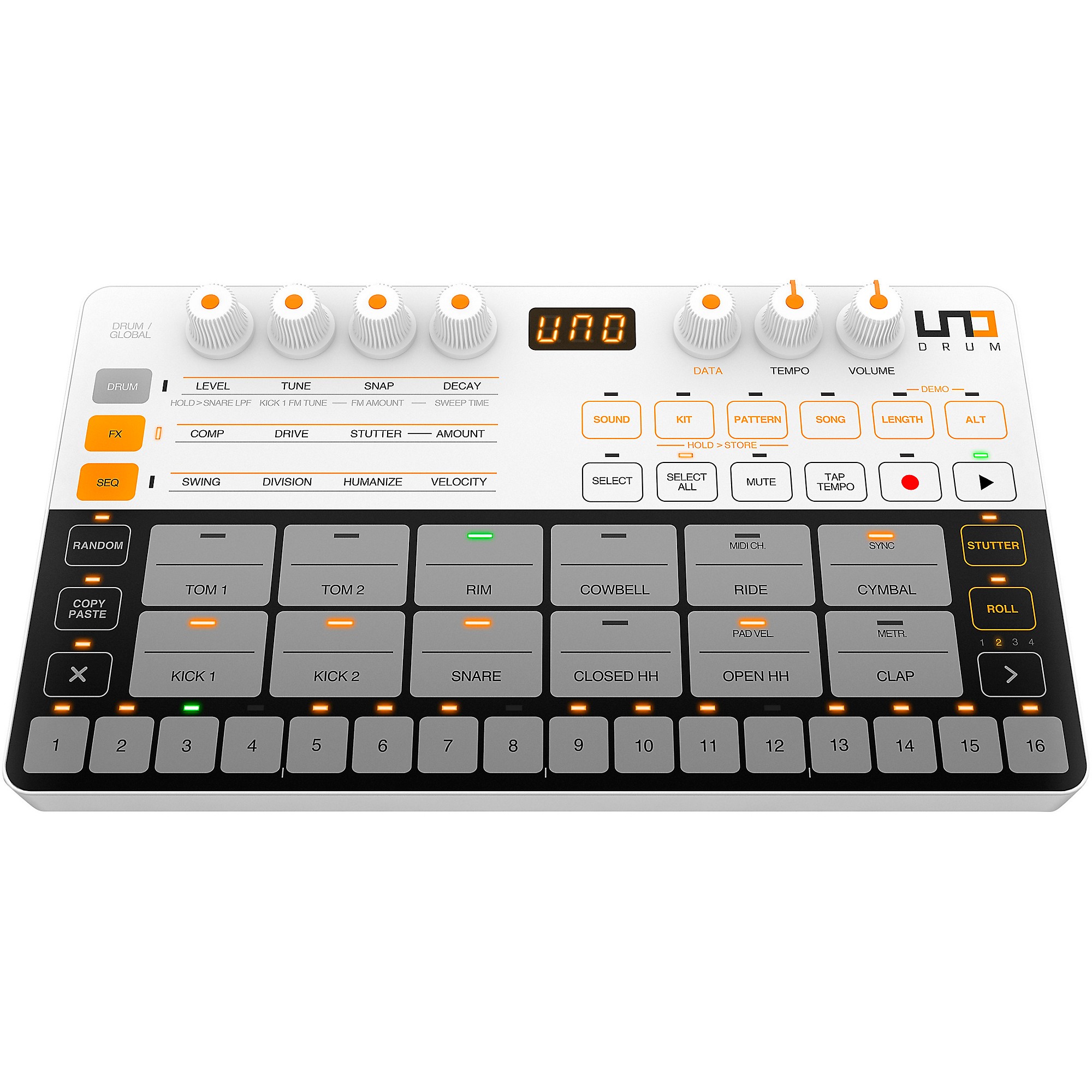 IK Multimedia UNO Drum Analog Drum Machine | Music & Arts