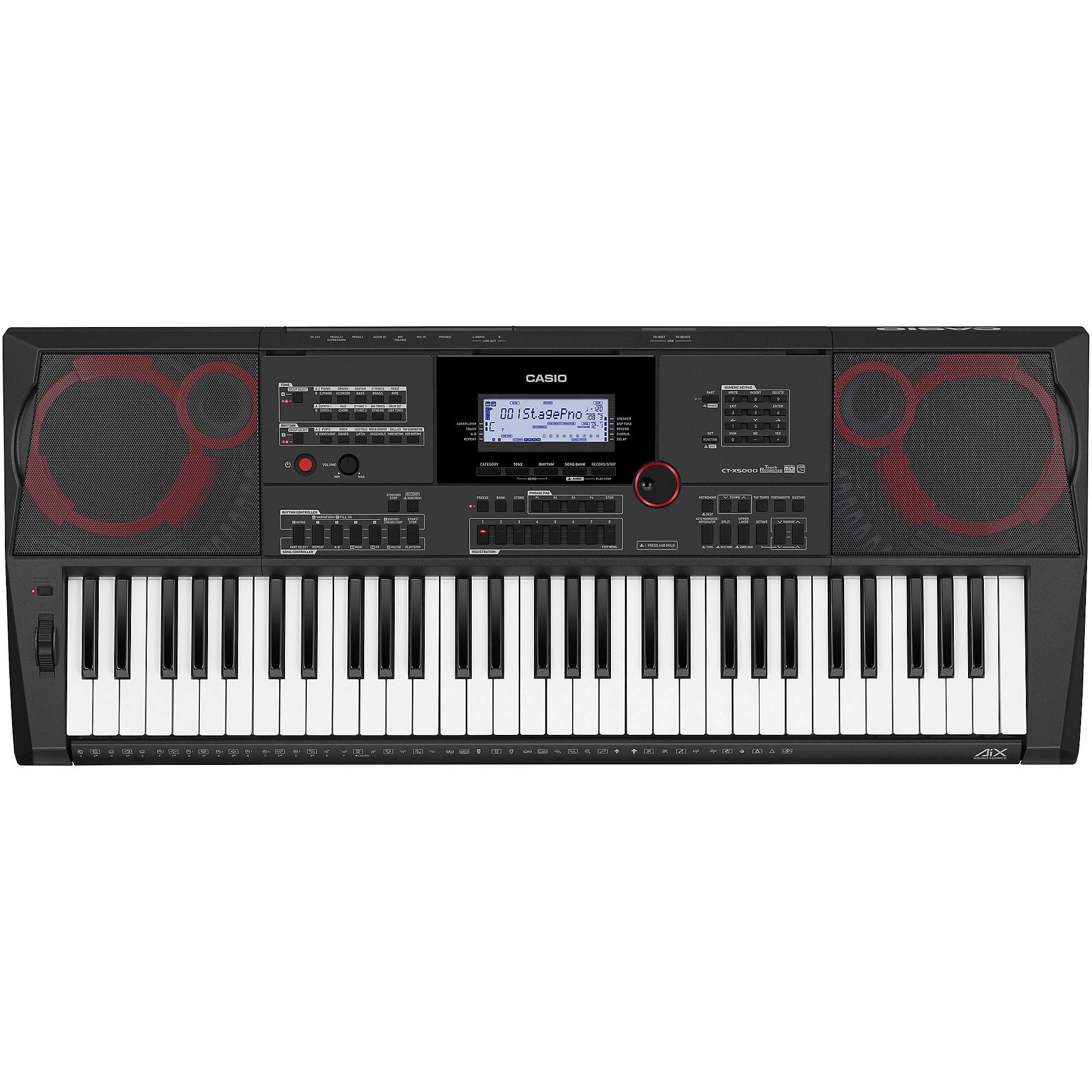 Casio CT X5000 61 Key Portable Keyboard Music Arts