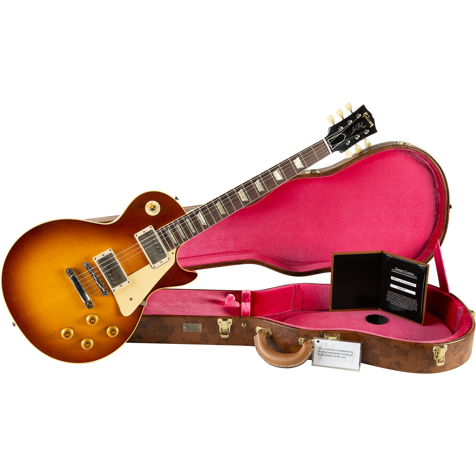 RI　Gibson CS1957 lespaul custom VOS Gibson Custom Shop 1957 Les Paul Custom Reissue 3-Pickup VOS