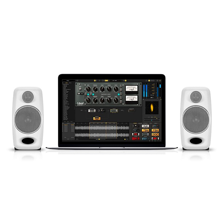  IK Multimedia iLoud Micro Monitor White 50 watt portable  wireless bluetooth studio reference monitors, dual speakers for music  production, mixing, mastering, composing, producing and DJs : Musical  Instruments