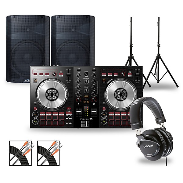 Pioneer Dj Package With Ddj Sb3 Controller And Alto Tx2 Series Speakers Music Arts