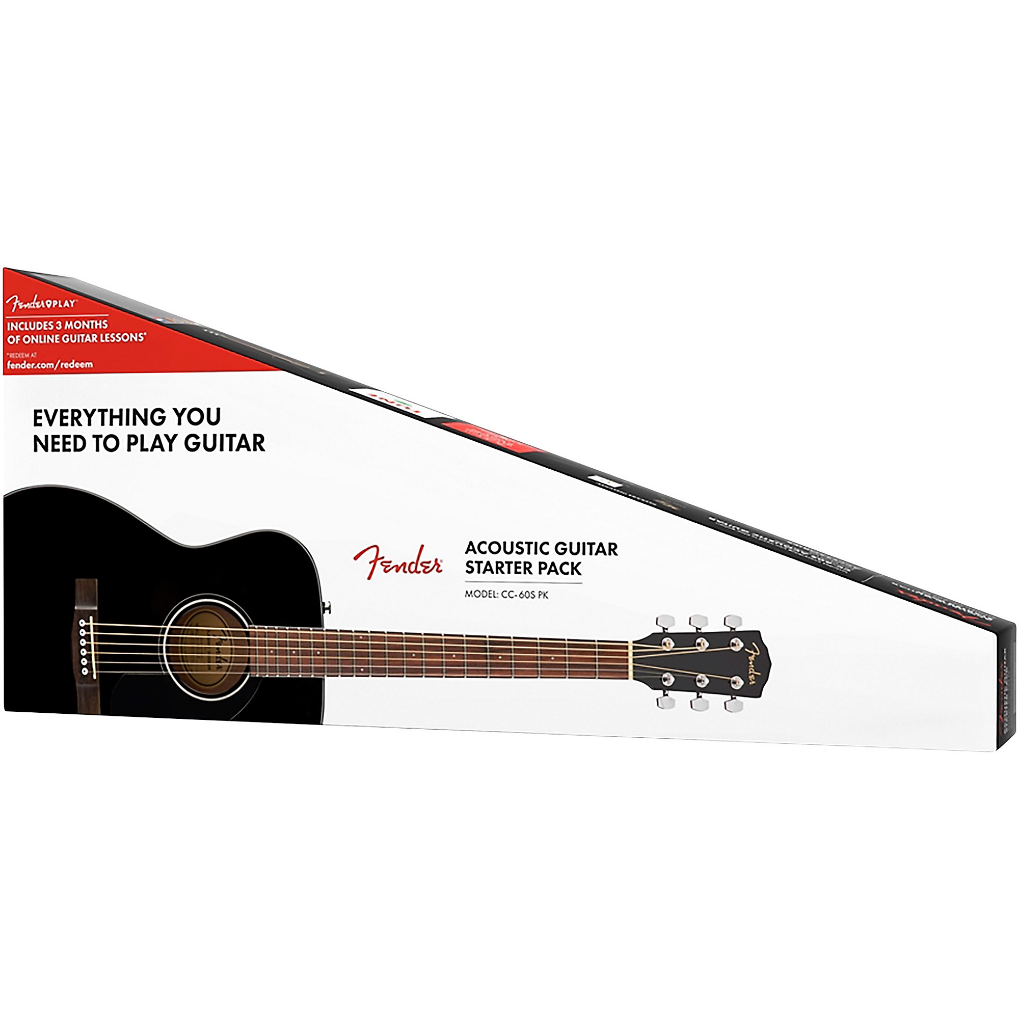 Fender CC-60S Concert Acoustic Guitar Pack | Music & Arts