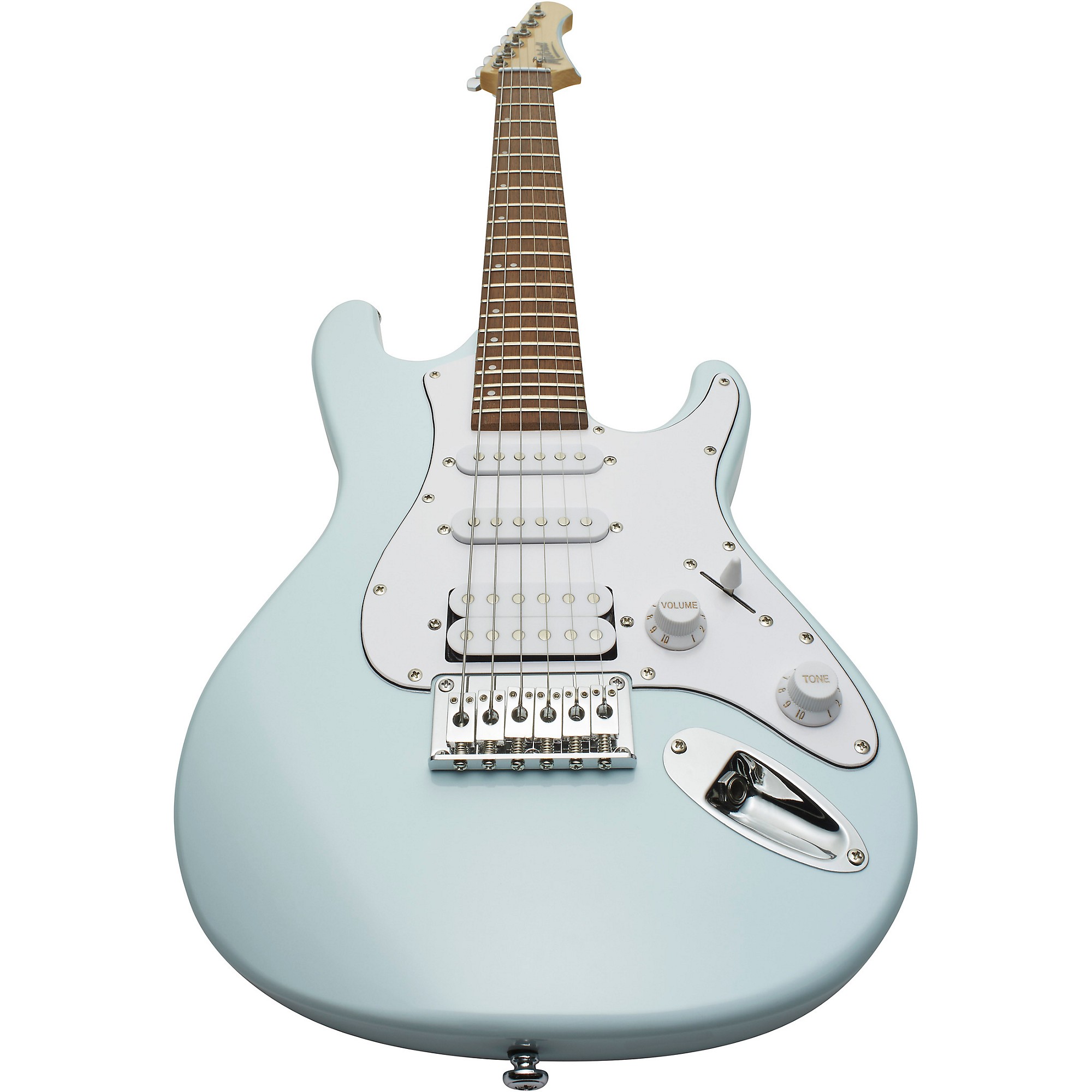 Mitchell TD100 Short-Scale Electric Guitar Powder Blue 3-Ply White