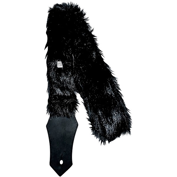 fur guitar strap