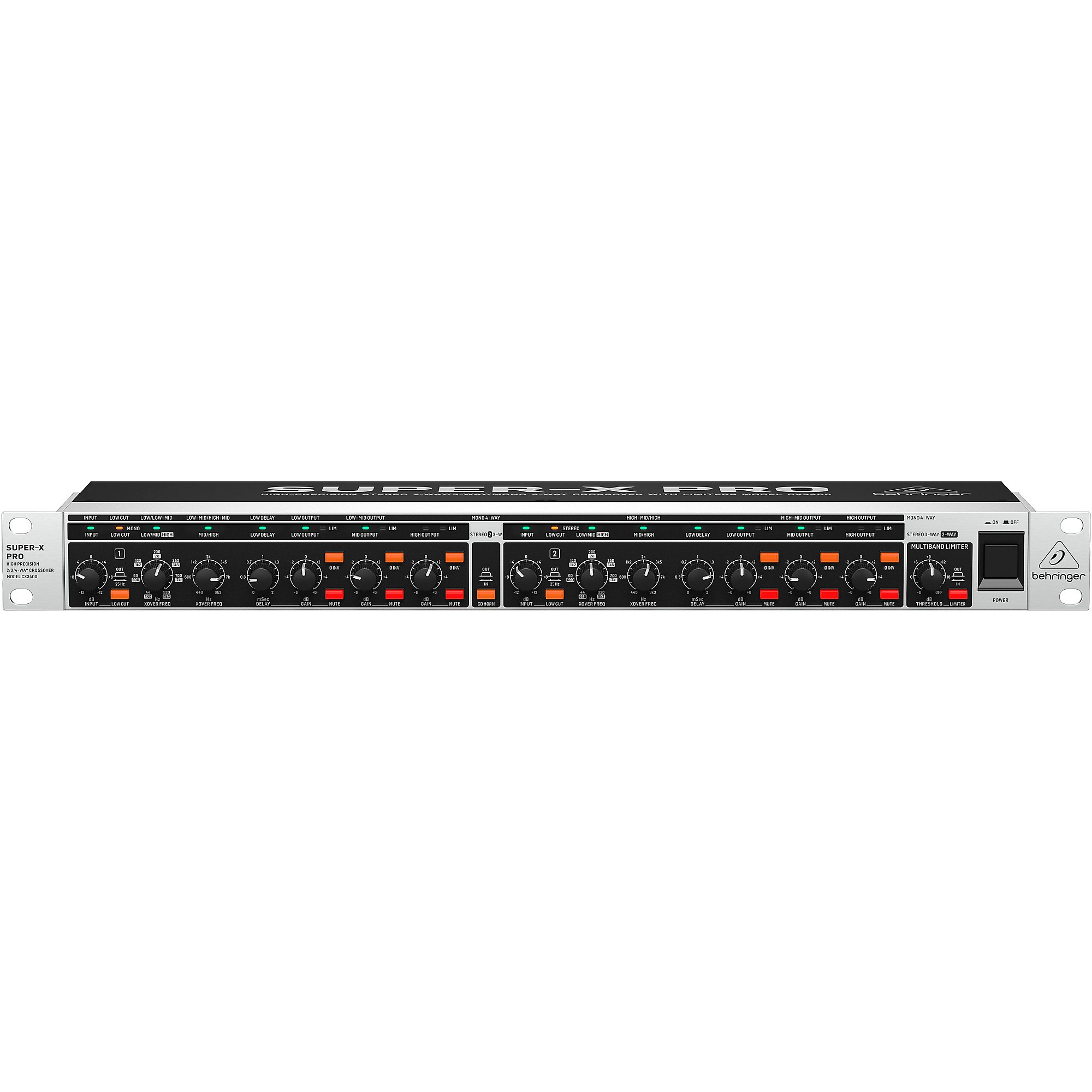 Behringer SUPER-X PRO CX3400 V2 Multi-Channel Crossover With