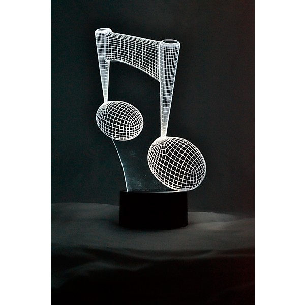 Aim 8th Note 3d Led Lamp Optical Illusion Light Arts