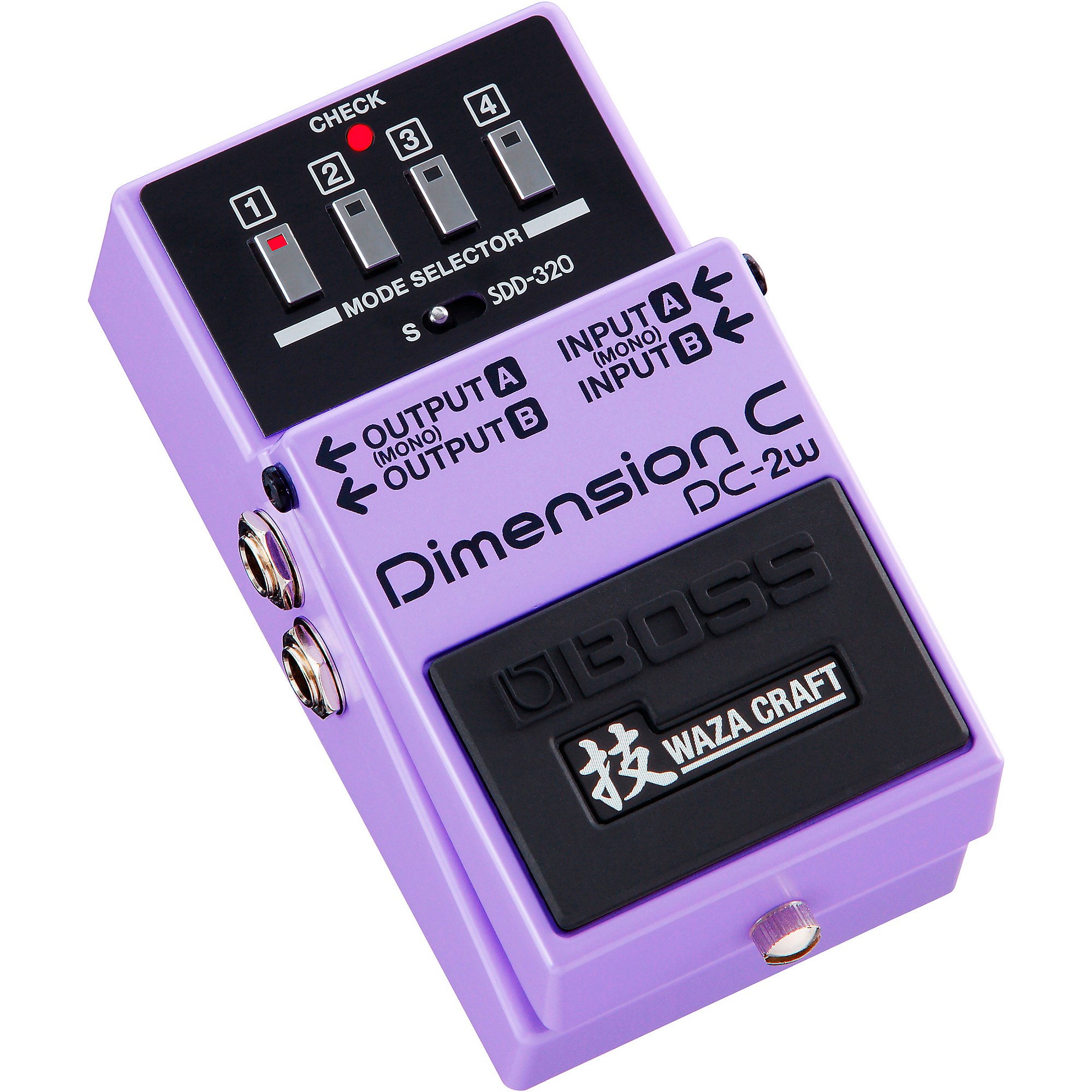 BOSS Dimension C DC-2w パープル BOSS DC-2W Dimension C Waza Craft Guitar Effects Pedal